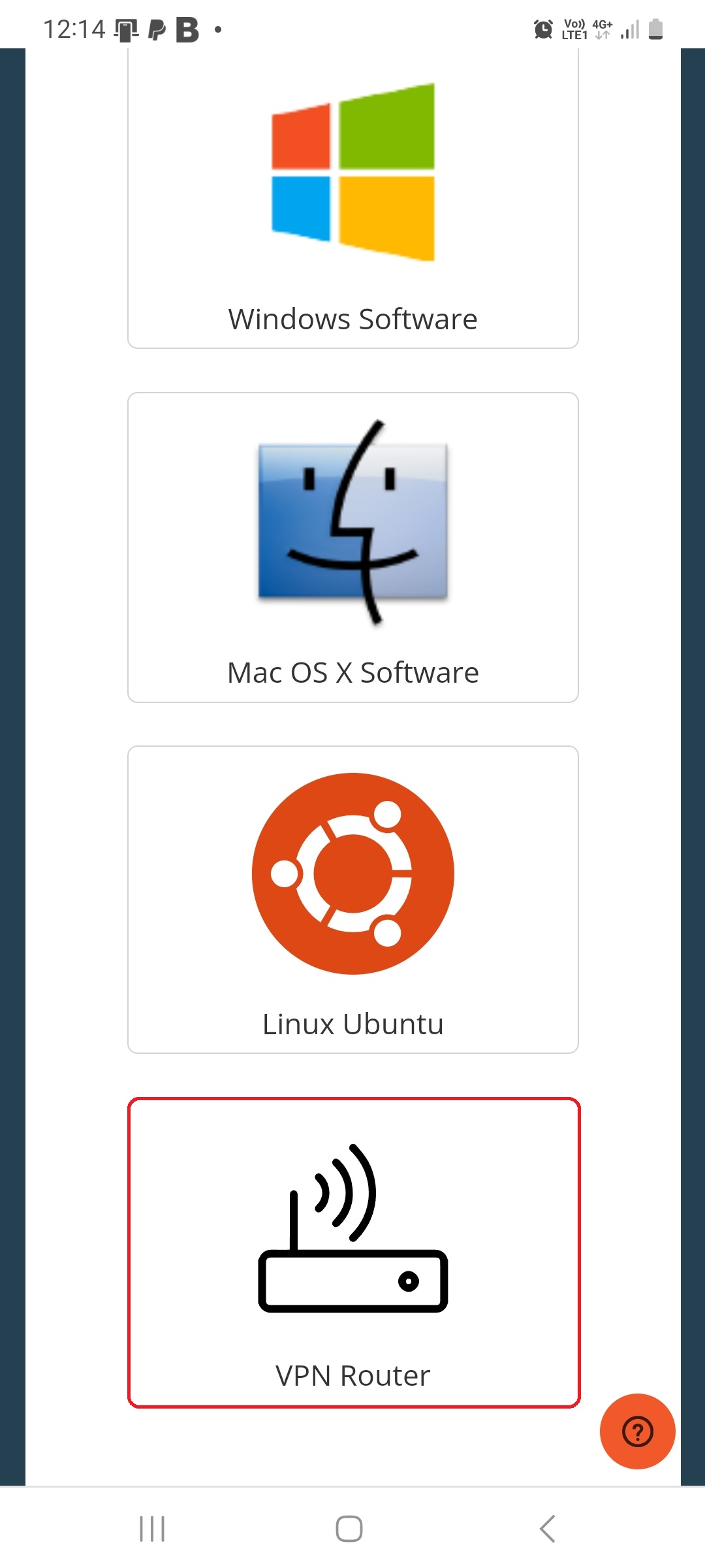 Open VPN Connect Install for Android – screenshot