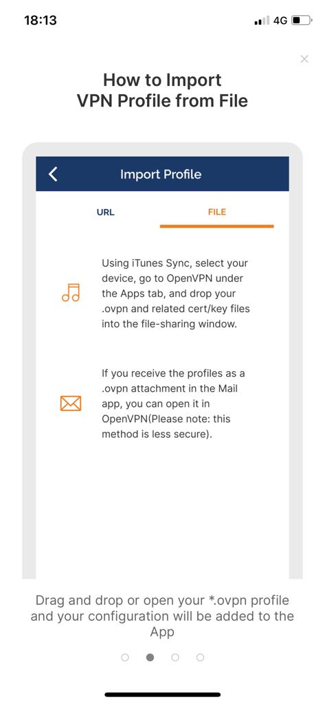 Open VPN Connect Install for iOS (Indian VPN) – screenshot